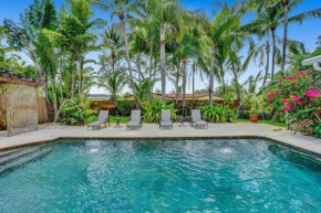 Garden Oasis Vila with Heated Pool near Hard Rock, Golf, FLL, Beach